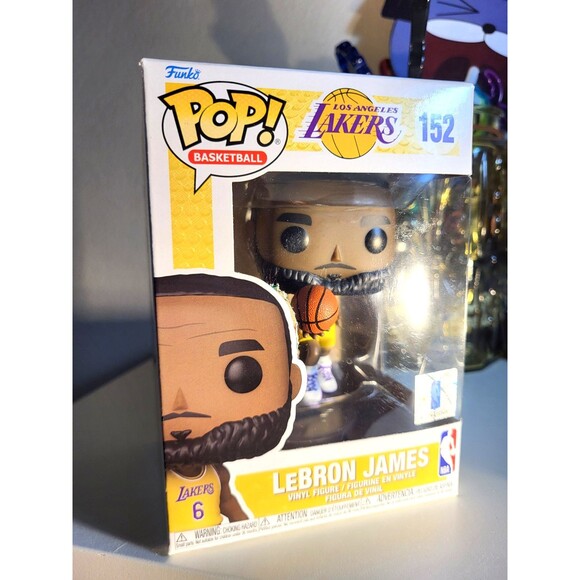 LeBron James 152 Los Angeles Lakers #6 NBA Funko Pop! Series 9 in box - Picture 7 of 7